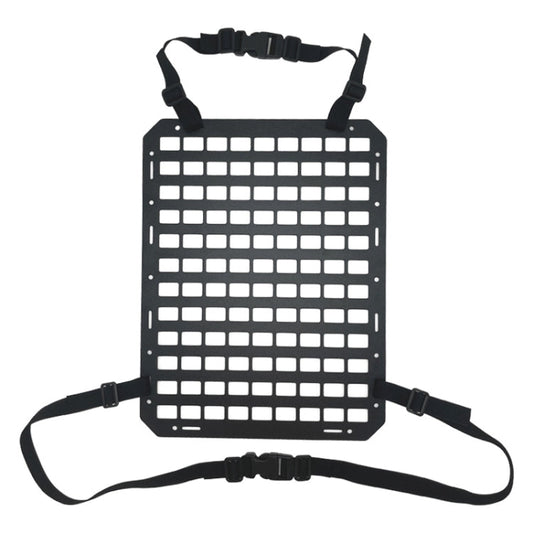 Car Rigid Seat Back Organizer Molle Panel Storage Rack