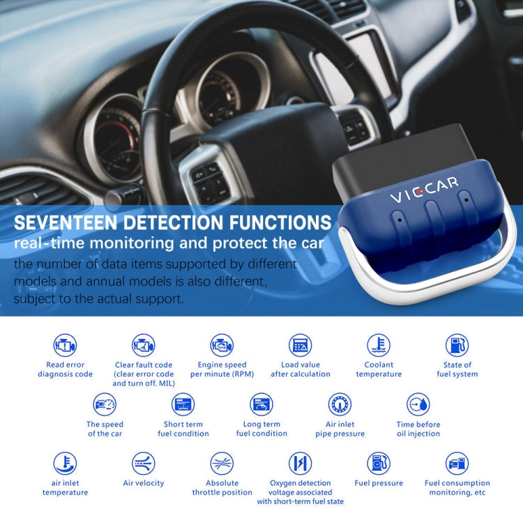 Viecar VP005 Car Mini OBD Fault Detector V2.2 Bluetooth Diagnostic Tool with 25K80 327 ÎҵÄÉ̵ê