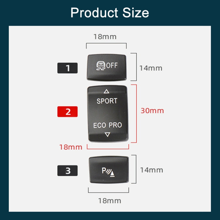 For BMW 3 Series Left Driving Car Central Control Multi-function Radar Button 6131 9252 912 ÎҵÄÉ̵ê