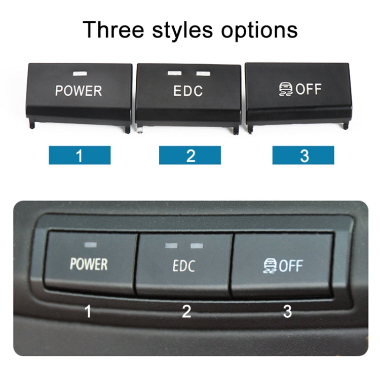 For BMW 3 Series E93 2005-2012 Car Central Control Multi-function Button No.2 6131 7841 136