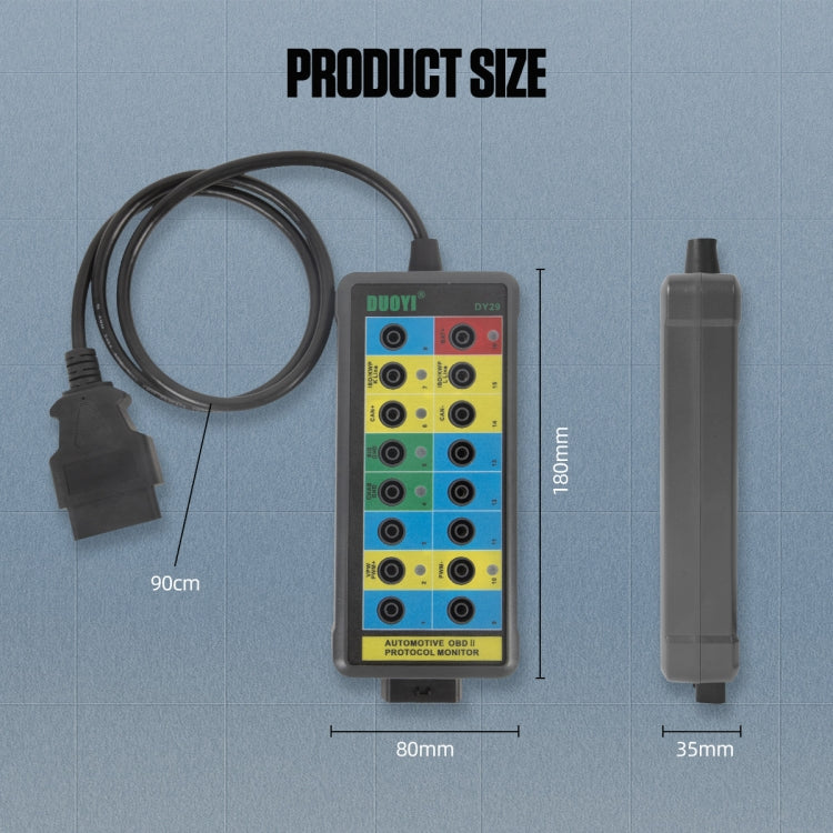 DUOYI DY29 Car OBD2 Diagnostic Protocol Detector Tester ÎҵÄÉ̵ê