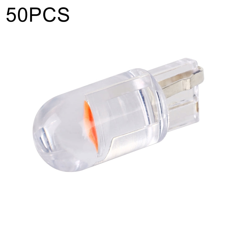 50pcs T10 DC24V / 0.36W / 0.03A Car Clearance Light COB Lamp Beads