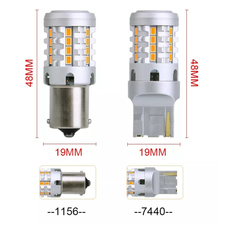 2pcs 7440 IC12-28V / 16.68W / 1.39A Car 3020EMC-26 Constant Current Wide Voltage Turn Signal Light ÎҵÄÉ̵ê