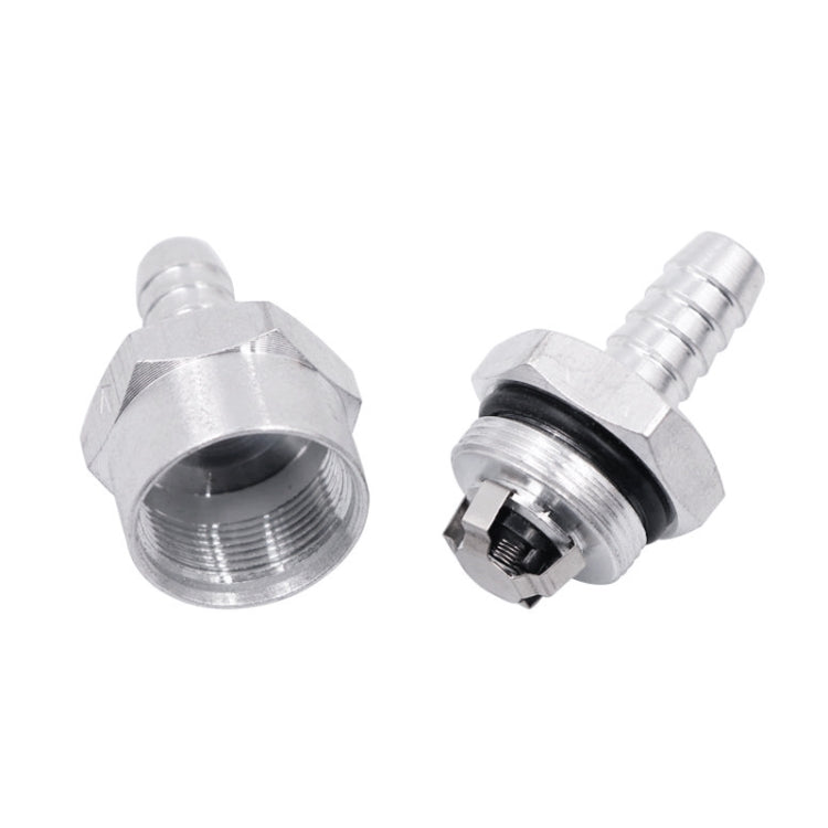 Car 8mm Aluminium Alloy Fuel Petrol One Way Non Return Check Valve