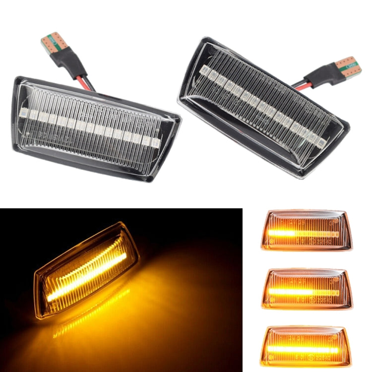 2pcs For Chevrolet Cruze 2009-2014 Car Dynamic LED Fender Side Light 1713423