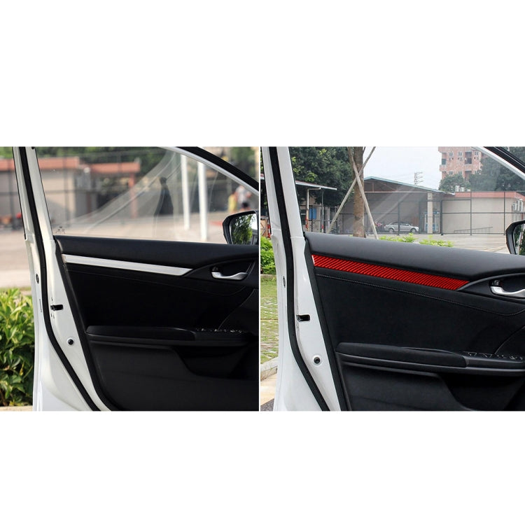 Car Carbon Fiber Door Decorative Strip for Honda Tenth Generation Civic 2016-2019, Left and Right Drive Universal ÎҵÄÉ̵ê