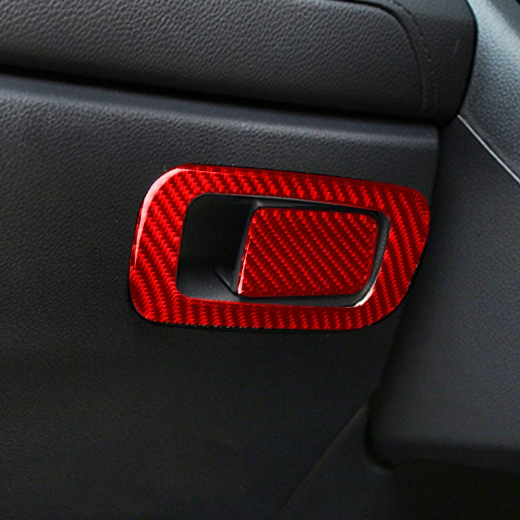 Car Carbon Fiber Storage Box Switch Frame Decorative Sticker for Honda Tenth Generation Civic 2016-2019, Right Drive ÎҵÄÉ̵ê