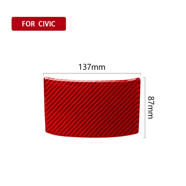 Car Carbon Fiber Rear Debris Cover Decorative Sticker for Honda Tenth Generation Civic 2016-2019, Left and Right Drive Universal ÎҵÄÉ̵ê