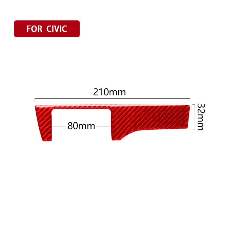 Car Carbon Fiber Headlight Switch Panel Decorative Sticker for Honda Tenth Generation Civic 2016-2019, Left Drive ÎҵÄÉ̵ê