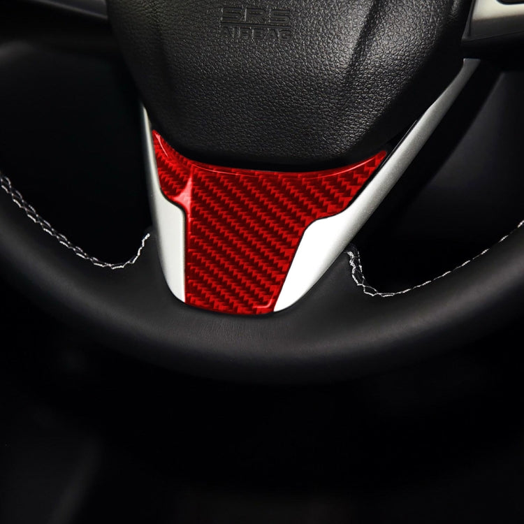 Car Carbon Fiber Steering Wheel Decorative Sticker for Honda Tenth Generation Civic 2016-2019, Left and Right Drive Universal ÎҵÄÉ̵ê