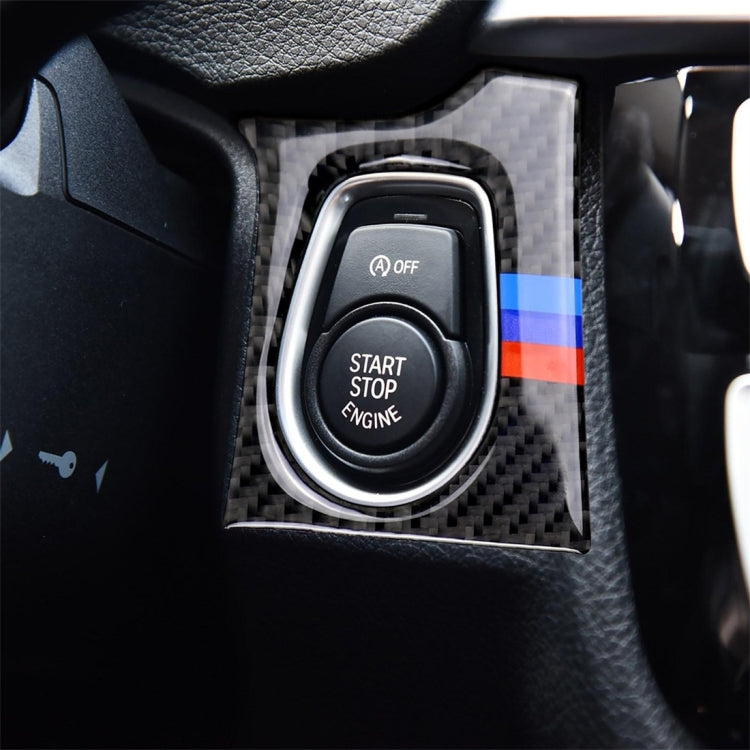 Three Color Carbon Fiber Car Key Hole Decorative Sticker for BMW F30 2013-2018 / F34 2013-2017, Sutible for Left Driving ÎҵÄÉ̵ê