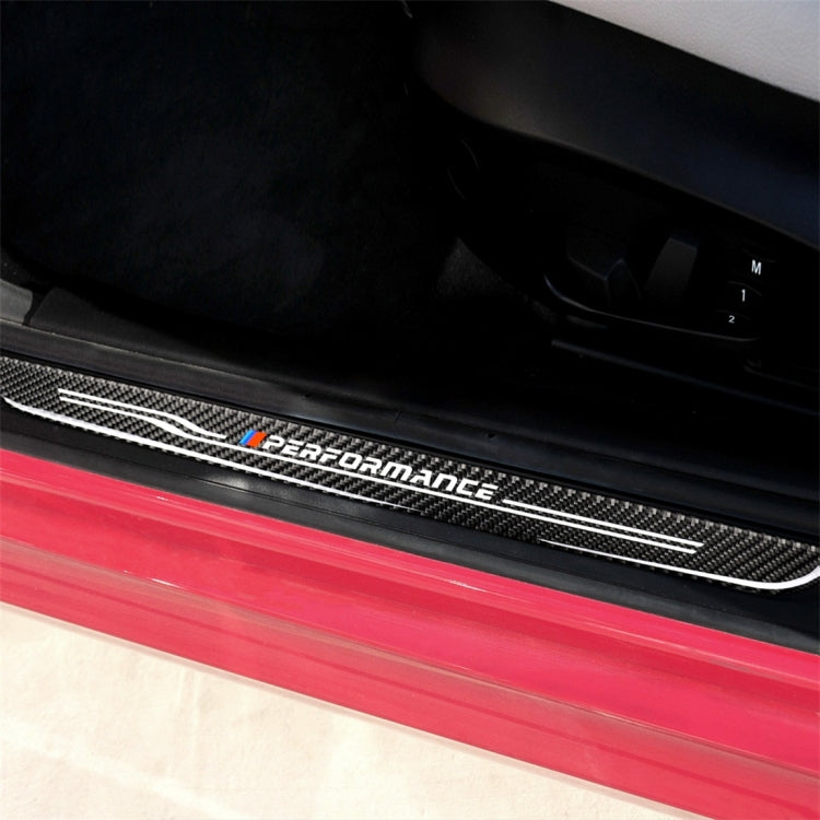 High Edition Carbon Fiber Car Door Threshold Decorative Sticker for BMW E90 2005-2012 ÎҵÄÉ̵ê