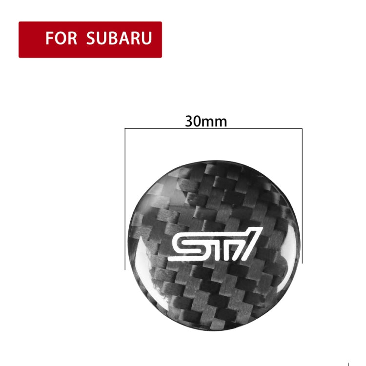 Car Carbon Fiber Engine Start Button Decorative Cover Trim for Subaru BRZ 2013-2019 / 86 2013-2019 ÎҵÄÉ̵ê