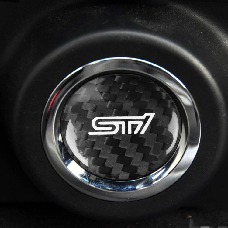 Car Carbon Fiber Engine Start Button Decorative Cover Trim for Subaru BRZ 2013-2019 / 86 2013-2019 ÎҵÄÉ̵ê