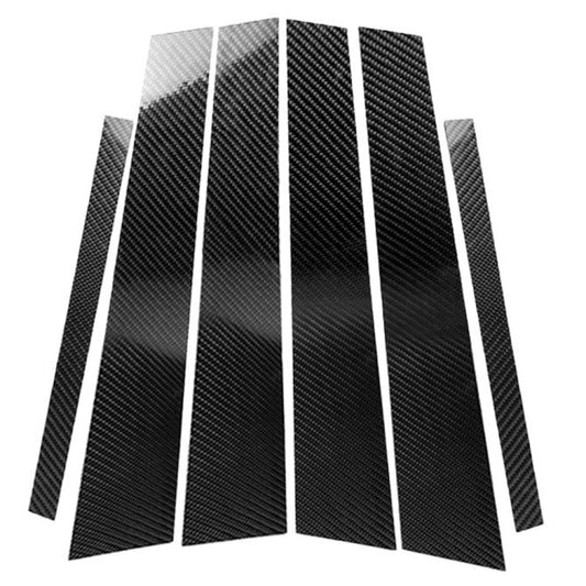 Car Carbon Fiber B Pillar Decorative Sticker for BMW X1 E84 2011-2015, Left and Right Drive Universal ÎҵÄÉ̵ê