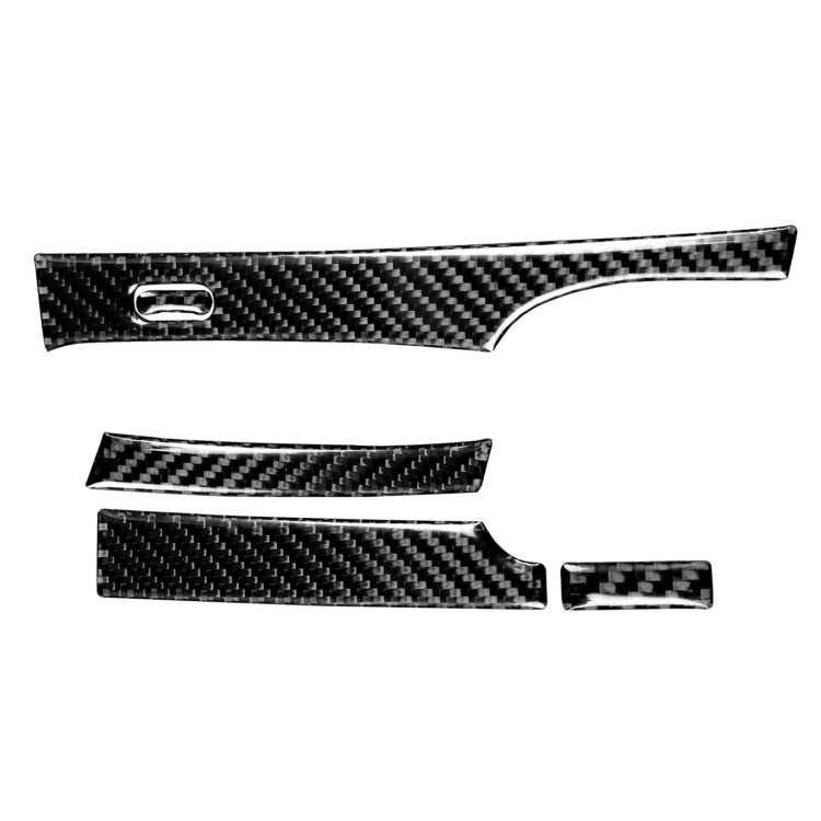 5 in 1 Car Carbon Fiber Automatic Gear Decorative Sticker for Honda Civic 8th Generation 2006-2011, Right Drive-Reluova