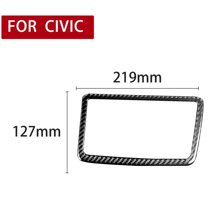 Car Carbon Fiber Small Storage Box Decorative Sticker for Honda Civic 8th Generation 2006-2011, Right Drive ÎҵÄÉ̵ê