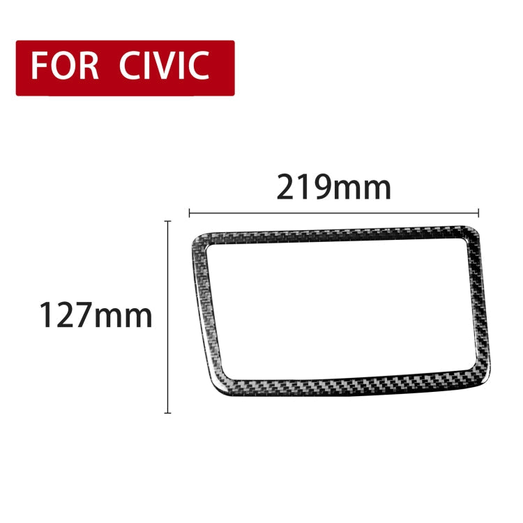 Car Carbon Fiber Small Storage Box Decorative Sticker for Honda Civic 8th Generation 2006-2011, Left Drive ÎҵÄÉ̵ê