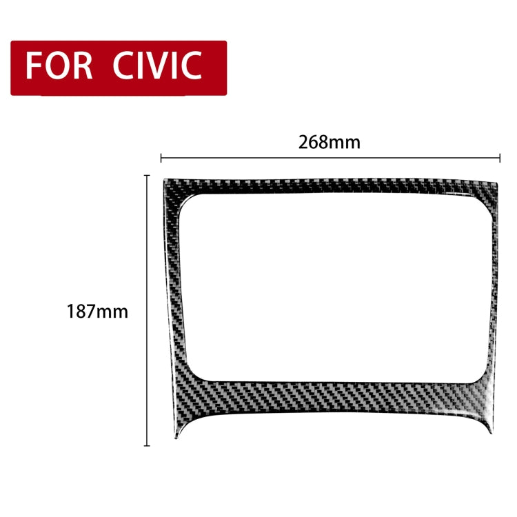 Car Carbon Fiber Big Storage Box Decorative Sticker for Honda Civic 8th Generation 2006-2011, Left Drive ÎҵÄÉ̵ê