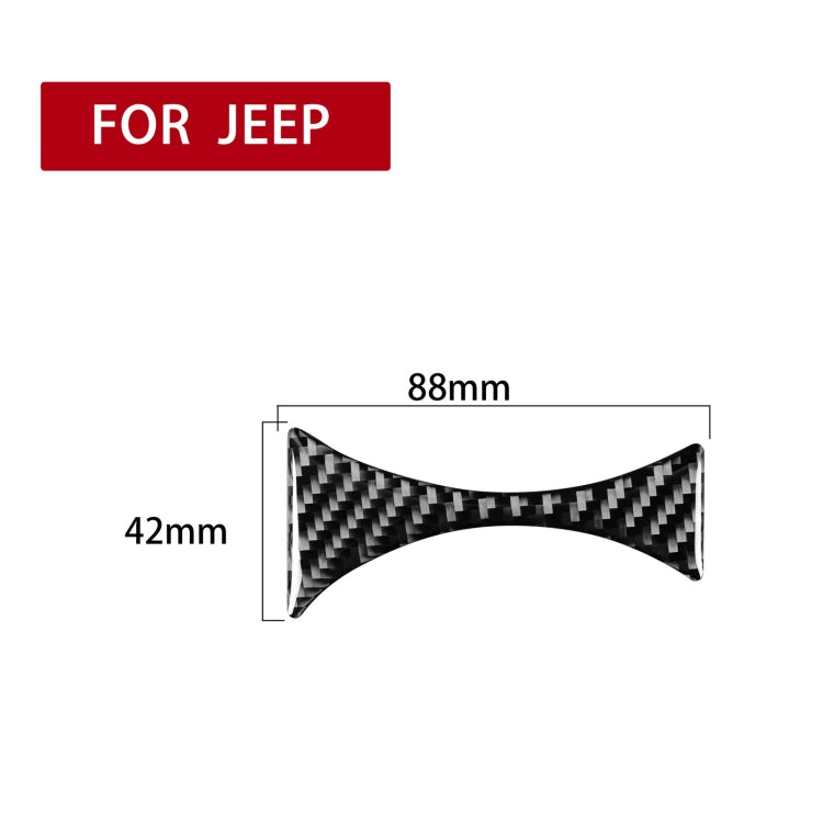 Car Carbon Fiber Water Cup Holder Decorative Sticker for Jeep Wrangler JK 2007-2010, Left Drive ÎҵÄÉ̵ê