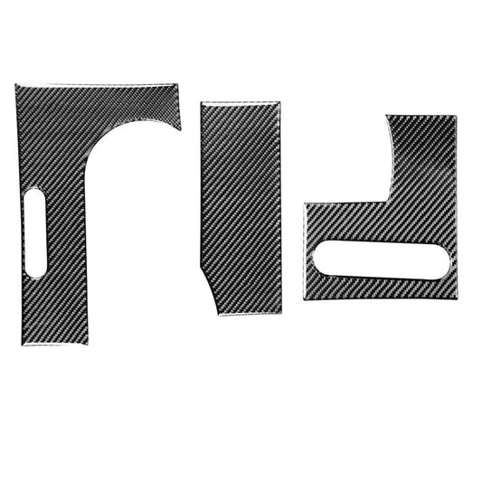 3 in 1 Car Carbon Fiber Gear Console Decorative Sticker for Jeep Wrangler JK 2007-2010, Left Drive ÎҵÄÉ̵ê