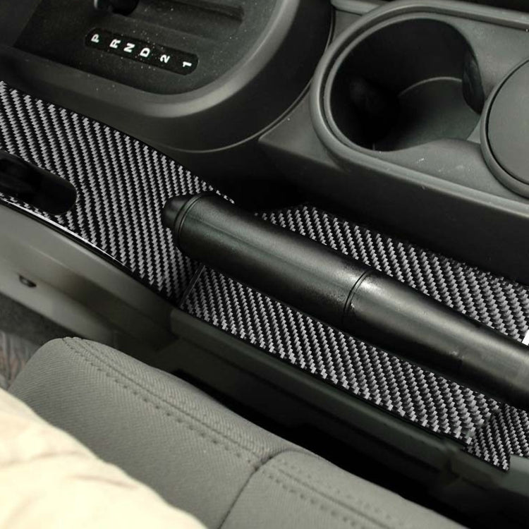 3 in 1 Car Carbon Fiber Gear Console Decorative Sticker for Jeep Wrangler JK 2007-2010, Left Drive ÎҵÄÉ̵ê