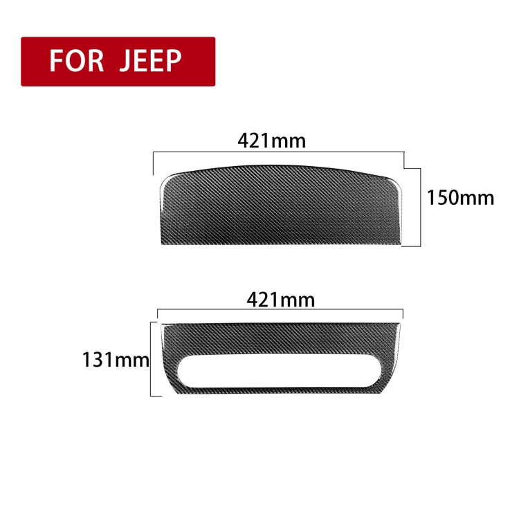 2 in 1 Car Carbon Fiber Front Passenger Seat Handrail Decorative Sticker for Jeep Wrangler JK 2007-2010, Left and Right Drive Universal-Reluova