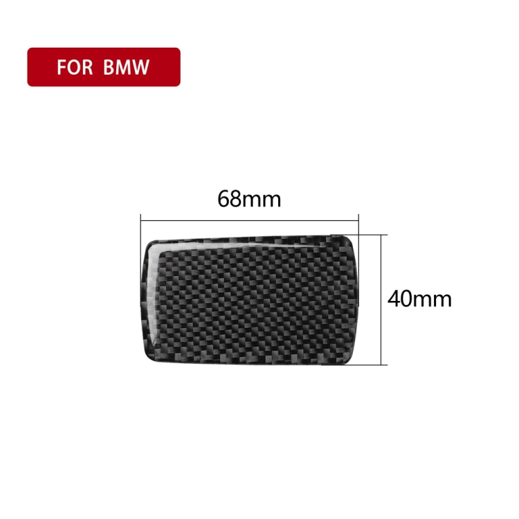 Car Carbon Fiber Storage Box Handle Decorative Sticker for BMW 3 Series G20/G28/325Li/330d/335 2019-2020, Right Drive ÎҵÄÉ̵ê