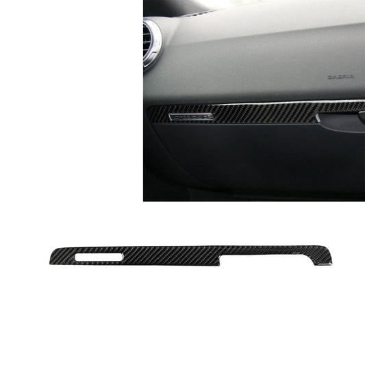 Car Carbon Fiber Passenger Seat Decorative Strip for Audi TT 8n 8J MK123 TTRS 2008-2014, Right Drive