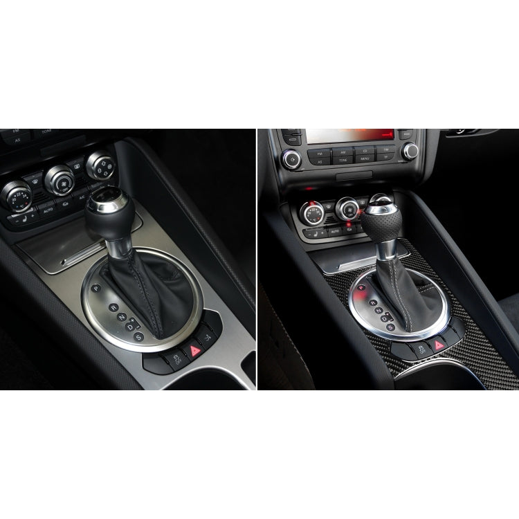 Car Carbon Fiber Gear Shift Panel Decorative Sticker for Audi TT 8n 8J MK123 TTRS 2008-2014, Left Drive ÎҵÄÉ̵ê