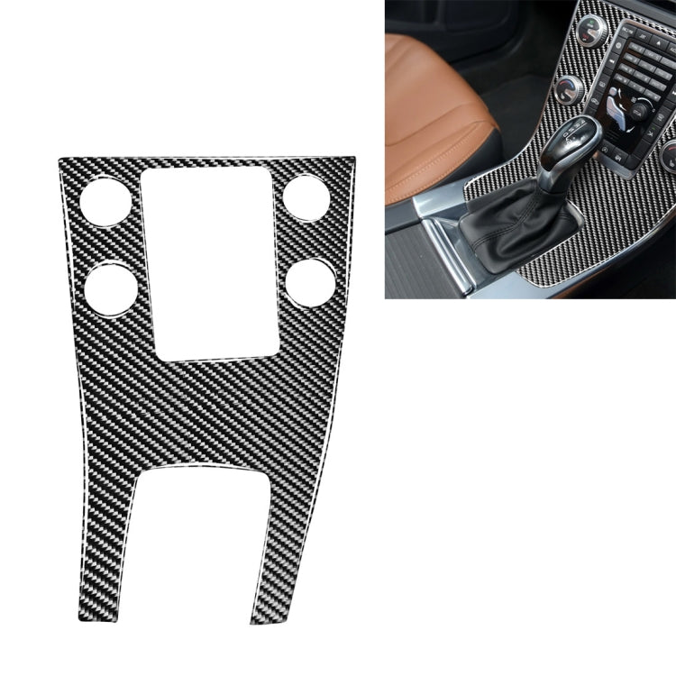 Car Carbon Fiber Central Control Panel Decorative Stickers for Volvo V60 2010-2017 / S60 2010-2018, Right Drive ÎҵÄÉ̵ê