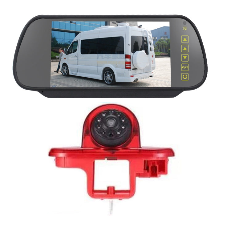 PZ464 Car Waterproof Brake Light View Camera + 7 inch Rearview Monitor for Renault / Vauxhall