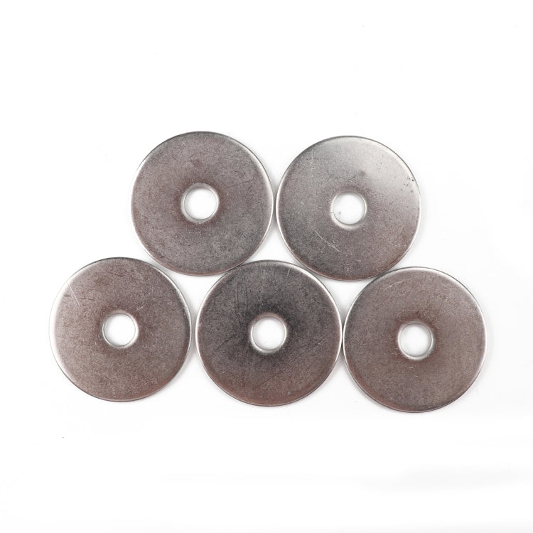 165 PCS Round Shape Stainless Steel Flat Washer Assorted Kit for Car / Boat / Home Appliance