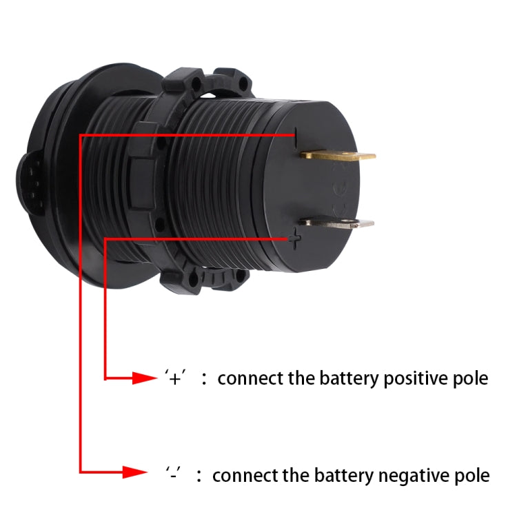 Universal Car Dual USB Charger Power Outlet Adapter 4.2A 5V IP66 with Aperture + 60cm Cable ÎҵÄÉ̵ê