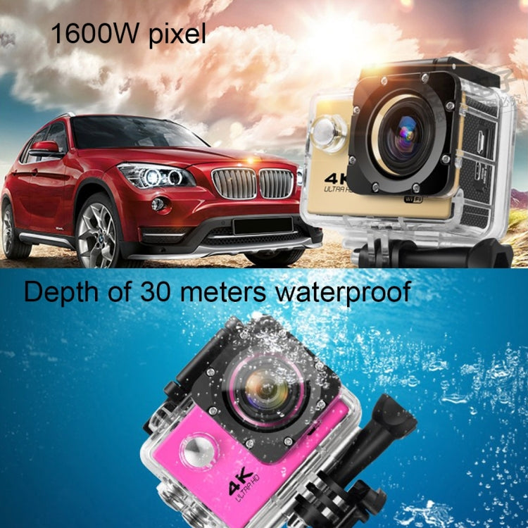 F60 2.0 inch Screen 170 Degrees Wide Angle WiFi Sport Action Camera Camcorder with Waterproof Housing Case, Support 64GB Micro SD Card