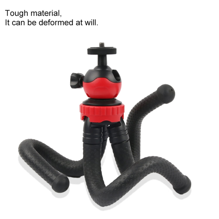 Mini Octopus Flexible Tripod Holder with Phone Clamp for iPhone, Galaxy, Huawei, GoPro Hero11 Black  / HERO10 Black / HERO9 Black / HERO8 Black /7 /6 /5 /5 Session /4 Session /4 /3+ /3 /2 /1, Xiaoyi and Other Action Cameras My Store