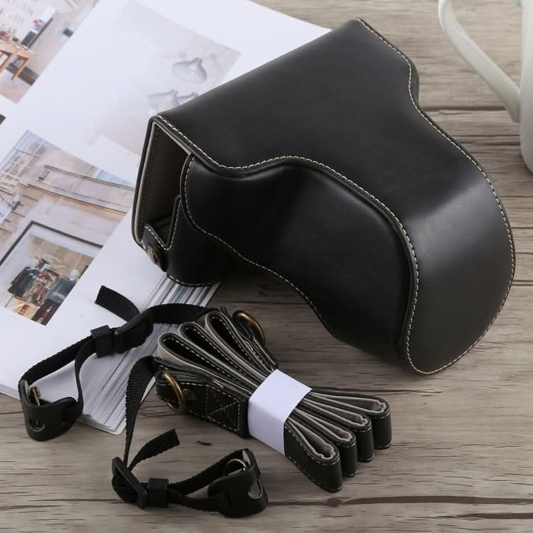 Full Body Camera PU Leather Case Bag with Strap for Fujifilm X-A5 My Store