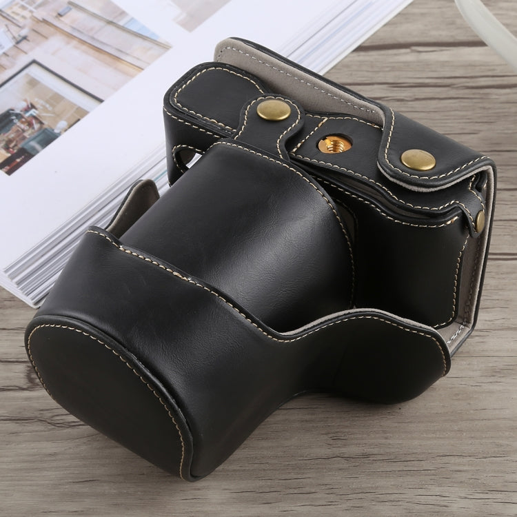 Full Body Camera PU Leather Case Bag with Strap for Fujifilm X-A5