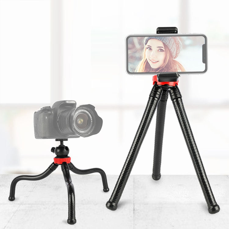 MZ305 Mini Octopus Flexible Tripod Holder with Ball Head for SLR Cameras, GoPro HERO10 Black / HERO9 Black / HERO8 Black /7 /6 /5 /5 Session /4 Session /4 /3+ /3 /2 /1, DJI Osmo Action, Xiaoyi and Other Action Cameras, Cellphone, Size:30cmx5cm My Store