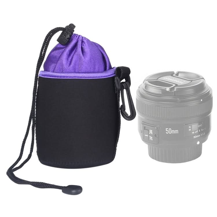 SLR Camera Lens Bag Micro Single Lens Bag Lens Inner Bile Bag Waterproof Protective Case Plus Velvet Thickening, Diameter: 8.5cm, height: 10cm My Store