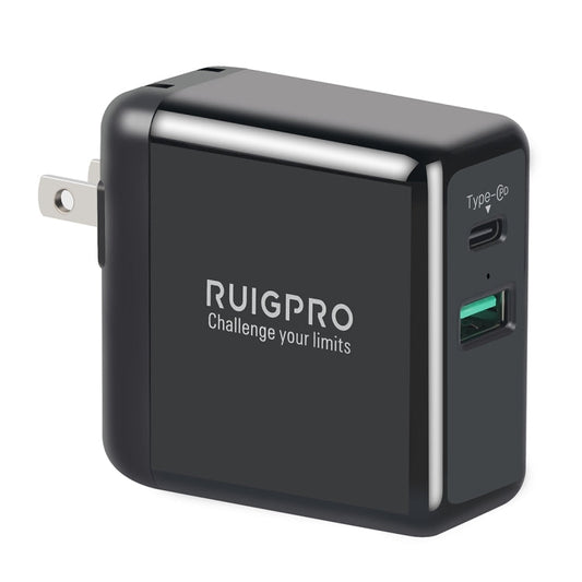 RUIGPRO 5V 3A QC 3.0 + PD Quick Charger Power Adapter for DJI OSMO Action, US Plug My Store