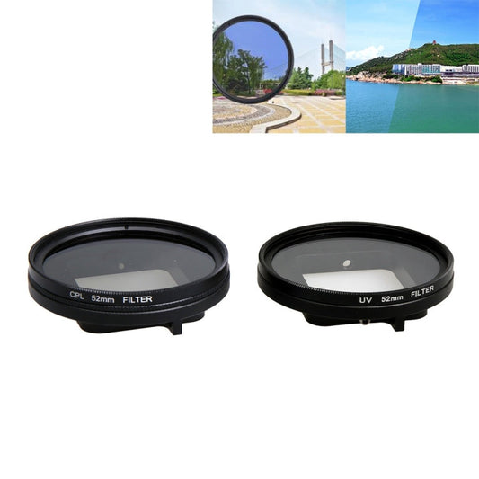 For GoPro HERO5 Proffesional 52mm Lens Filter(CPL Filter + Lens Protective Cap + Hex Spanner) & (UV Filter + Lens Protective Cap + Hex Spanner) My Store