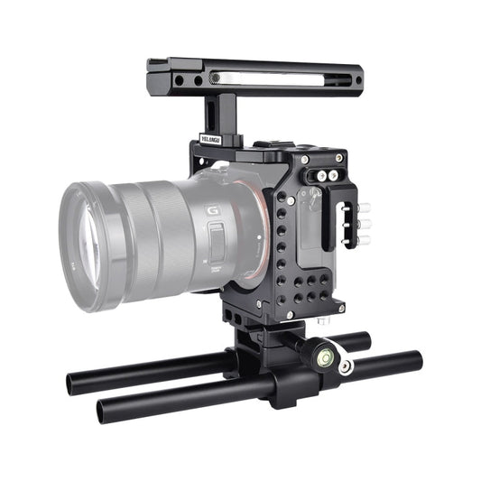 YELANGU CA7 YLG0908A-A Handle Video Camera Cage Stabilizer for  Sony A7K & A7X & A73  & A7S & A7R & A7RII & A7SII