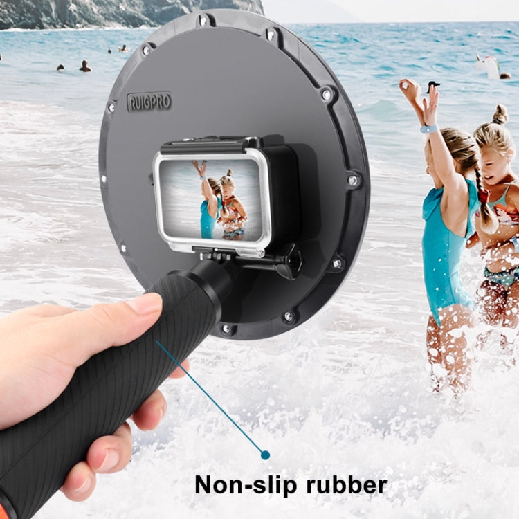 RUIGPRO Floating Hand Grip Dome Port Underwater Diving Camera Lens Transparent Cover for DJI Osmo Action My Store