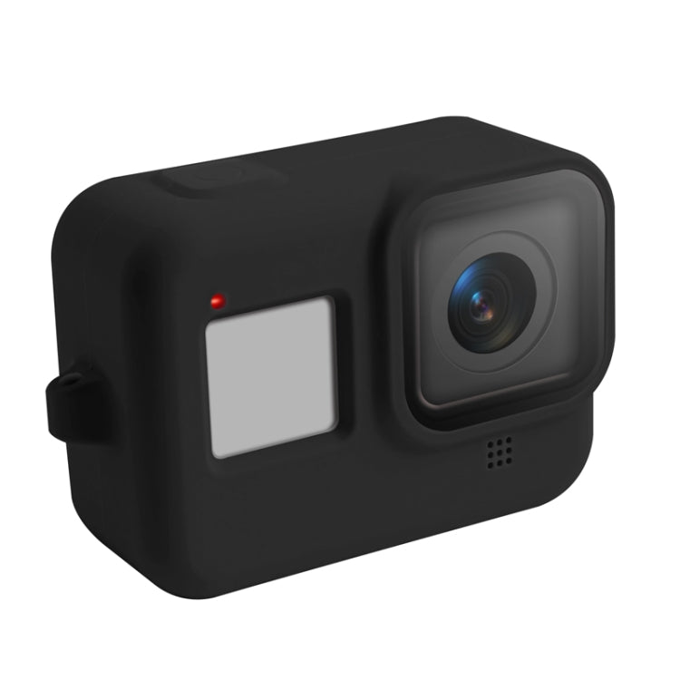 Silicone Protective Case Cover with Wrist Strap for GoPro HERO8 Black