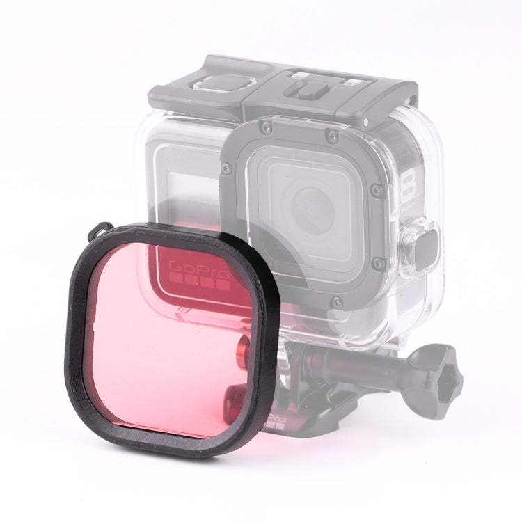 Square Housing Diving Color Lens Filter for GoPro HERO8 Black Original Waterproof Housing My Store