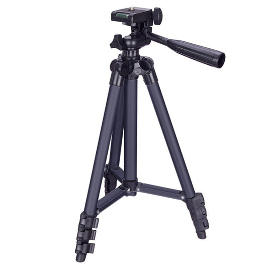 3120 Live Broadcast Tripod 4-Section Folding Legs Aluminum Alloy Tripod Mount with U-Shape Three-Dimensional Tripod Head for DSLR & Digital Camera, Adjustable Height: 34-103cm My Store