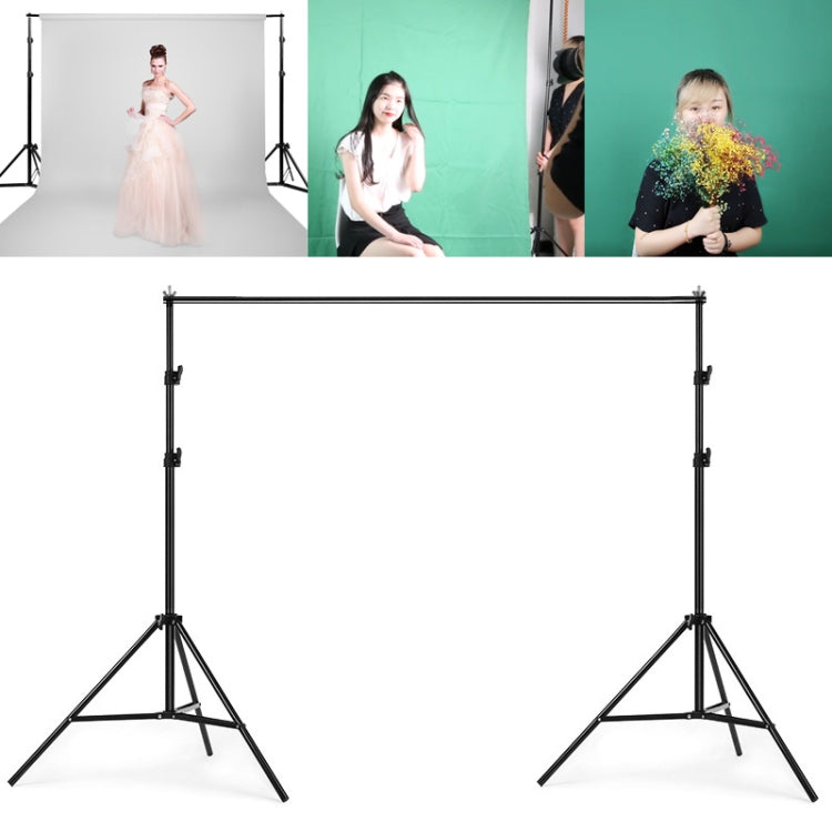 200x200cm Photo Studio Background Support Stand Backdrop Crossbar Bracket Kit-Reluova