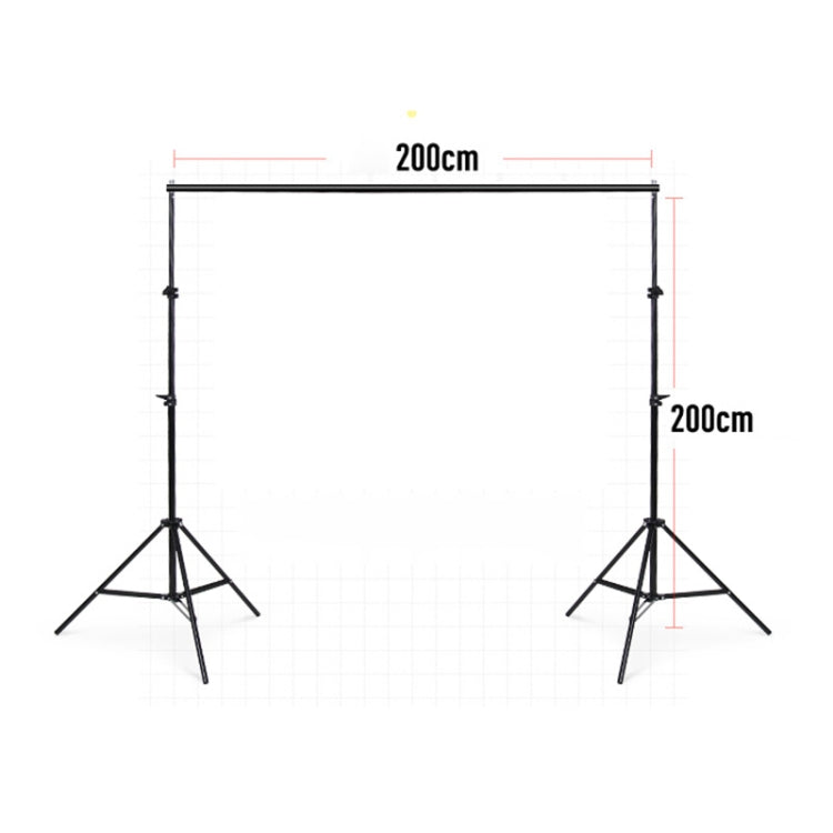 200x200cm Photo Studio Background Support Stand Backdrop Crossbar Bracket Kit