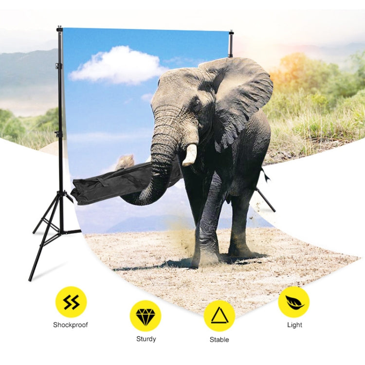 200x200cm Photo Studio Background Support Stand Backdrop Crossbar Bracket Kit-Reluova